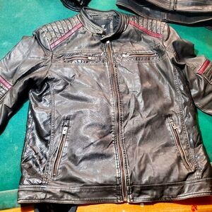 X Ray leather riding jacket XL